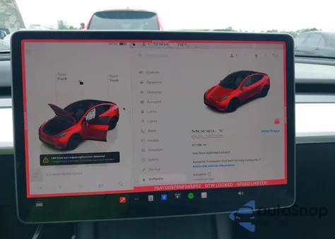 2022 Tesla Model Y Performance Dual Motor All-Wheel Drive из США, поврежденный, VIN 7SAYGDEF6NF545862